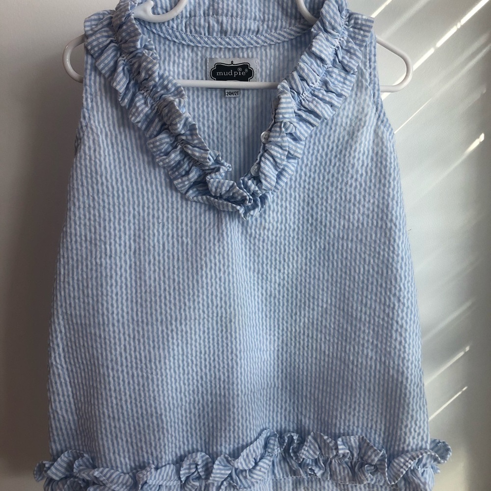 Mud pie Seersucker Dress-Toddler